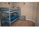bedroom featuring sturdy bunk beds with charming nautical-themed decor and linens at 1266 River Oaks Dr. # 12-F, Myrtle Beach, SC 29579