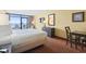 Relaxing main bedroom featuring a comfortable bed, dresser, and a scenic balcony with ocean views at 1501 S Ocean Blvd. # 1231, Myrtle Beach, SC 29577