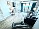 Comfortable living room with ocean view, modern decor, and access to the balcony at 1905 S Ocean Blvd. # 922-924, Myrtle Beach, SC 29577