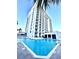 Outdoor pool and sundeck area with lounge chairs at Ocean Park Resort at 1905 S Ocean Blvd. # 922-924, Myrtle Beach, SC 29577