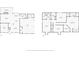 A detailed floor plan of the home showcasing the layout of rooms on two floors at 2170 Deerfield Ave., Surfside Beach, SC 29575