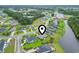 Beautiful community aerial view features a lake and many homes at 2204 Woodstork Dr., Conway, SC 29526