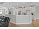 Modern kitchen with white cabinetry, stainless steel appliances, and granite countertops at 2204 Woodstork Dr., Conway, SC 29526