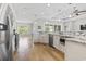 Bright, open kitchen with granite countertops and stainless steel appliances at 2204 Woodstork Dr., Conway, SC 29526