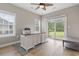 Well-lit home office with an exterior view of lush greenery at 2204 Woodstork Dr., Conway, SC 29526