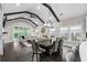 Spacious living room with vaulted ceilings, dark wood beams, and hardwood floors at 2909 Moss Bridge Ln., Myrtle Beach, SC 29579