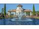 Elegant fountain centerpiece, community water feature surrounded by lush landscaping and manicured lawns at 2909 Moss Bridge Ln., Myrtle Beach, SC 29579
