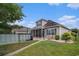 Picturesque backyard showcasing the pool, patio, and lush landscaping of this home at 325 Galway Ct., Longs, SC 29568