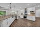 Kitchen featuring stainless steel appliances and stone countertops and backsplash at 3995 Tillmond Dr., Conway, SC 29526