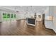 Spacious open-concept living area featuring a kitchen with stainless steel appliances at 3995 Tillmond Dr., Conway, SC 29526