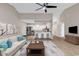 Bright living room with modern decor that flows into the kitchen area at 4339 Baldwin Ave. # 4339, Little River, SC 29566