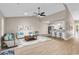Spacious living room with open floor plan and modern furnishings at 4339 Baldwin Ave. # 4339, Little River, SC 29566