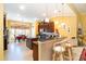Open concept kitchen with an island, counter seating and breakfast nook at 4608 Grovecrest Circle, North Myrtle Beach, SC 29582