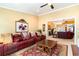 Spacious living room with comfortable seating, a TV, and lots of lighting at 4608 Grovecrest Circle, North Myrtle Beach, SC 29582