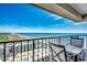 Enjoy breathtaking ocean views from the private balcony with table and chairs at 5905 S Kings Hwy. # 1717, Myrtle Beach, SC 29575