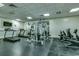 Well-equipped gym with treadmills, weight machines, and mirrors provides a great space for staying active at 5905 S Kings Hwy. # 1717, Myrtle Beach, SC 29575