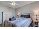 Comfortable bedroom with soft lighting, a large dresser, and a cozy bed setup at 601 Mitchell Dr. # 806, Myrtle Beach, SC 29577