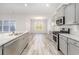 Well-equipped kitchen with stainless steel appliances and a spacious island at 618 Lightwood Dr., Conway, SC 29526