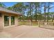 Relaxing back deck overlooking the lush green golf course at 8207 Timber Ridge Rd., Conway, SC 29526