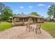 Outdoor patio perfect for relaxing and entertaining with lovely yard views at 8207 Timber Ridge Rd., Conway, SC 29526
