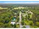 Overhead view showcases property nestled within a tranquil neighborhood surrounded by trees at 96 Middleton Rd., Andrews, SC 29510
