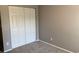 This bedroom features a double door closet with plenty of storage at 962 Willow Bend Dr., Myrtle Beach, SC 29579