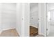 Walk-in closet featuring built-in shelving at 1013 Kinness Dr., Conway, SC 29527