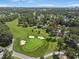 Serene aerial view of a home nestled beside a picturesque golf course at 1590 Landing Rd., Myrtle Beach, SC 29577