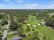 Expansive aerial view of the property overlooking a lush green golf course at 1590 Landing Rd., Myrtle Beach, SC 29577