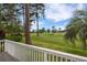 Enjoy golf course views from the wooden deck of this home at 1590 Landing Rd., Myrtle Beach, SC 29577