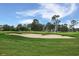 Scenic view of a lush green golf course and sand trap at 1590 Landing Rd., Myrtle Beach, SC 29577