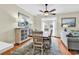 Cozy dining area with modern furnishings and plenty of natural light at 17 South Oak Dr., Surfside Beach, SC 29575