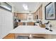 Kitchen with stainless steel appliances and breakfast bar with seating at 17 South Oak Dr., Surfside Beach, SC 29575