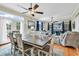 Spacious living area with large windows and comfortable seating at 17 South Oak Dr., Surfside Beach, SC 29575