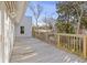Wooden deck with wooden railings offering an outdoor living and entertainment space at 2005 Havens Dr., North Myrtle Beach, SC 29582