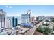 Amazing aerial view of the Grande Beach Resort with a beautiful ocean backdrop and a nearby street at 2201 South Ocean Blvd. # 1808, Myrtle Beach, SC 29577