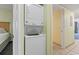 Convenient in-unit stacked washer and dryer for easy laundry access at 2201 South Ocean Blvd. # 1808, Myrtle Beach, SC 29577