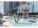 Fun splash pad area with interactive water features for entertainment at 2311 South Ocean Blvd. # 559, Myrtle Beach, SC 29577