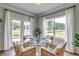 Bright dining area with wicker chairs, glass table, and scenic outdoor views at 240 Wagner Cir., Conway, SC 29526