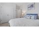 Bedroom with a large bed, double closets, and neutral decor at 2405 Capri Court, Conway, SC 29527