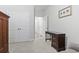 Bedroom featuring hardwood desk with drawers and a view into the hallway at 2405 Capri Court, Conway, SC 29527