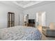 Bedroom with ceiling fan and neutral decor at 2405 Capri Court, Conway, SC 29527
