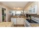 Open kitchen with stainless steel appliances and granite countertops at 2507 S Ocean Blvd., North Myrtle Beach, SC 29582