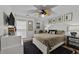 Bright bedroom with lots of natural light, ceiling fan and ensuite bathroom at 3795 Hitchcock Way # 618, Myrtle Beach, SC 29577