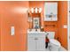 Well-lit bathroom with a white vanity, modern fixtures, and ample storage space, creating a clean and functional area at 4787 Wild Iris Dr. # 303, Myrtle Beach, SC 29577