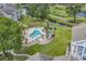 Aerial view of the community pool, golf course and surrounding landscaping at 4787 Wild Iris Dr. # 303, Myrtle Beach, SC 29577