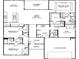 Detailed floor plan showcasing the layout of bedrooms, kitchen, living areas, and garage at 4857 Hopespring St., Myrtle Beach, SC 29579