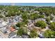 An aerial view showcases the home's location close to the beach and amongst a bustling neighborhood at 6001 - 1820A S Kings Hwy., Myrtle Beach, SC 29575