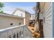 Exterior view of backyard deck with houses nearby at 6001 - 1820A S Kings Hwy., Myrtle Beach, SC 29575