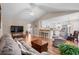 Relaxing living space with an open floorplan, vaulted ceiling, and eat-in kitchen at 6478 Royal Pine Dr., Myrtle Beach, SC 29588